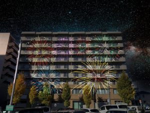 大和屋株式会社200種年感謝祭　プロジェクションマッピング